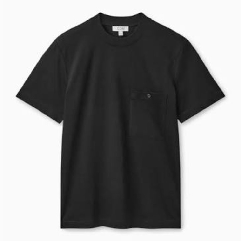 COS Classic Black Short Sleeve Tee